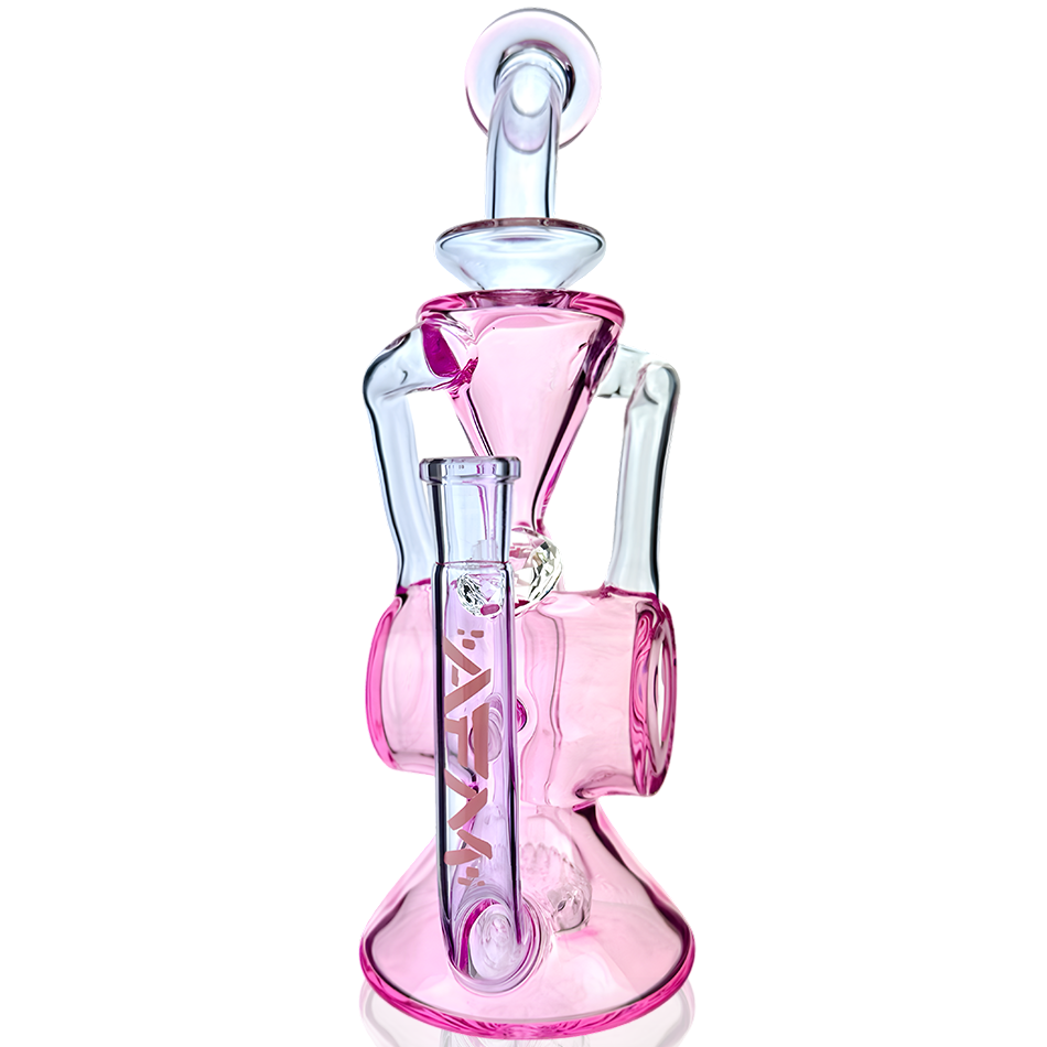 10" Barrel Blaster Colored Glass Recycler Dab Rig
