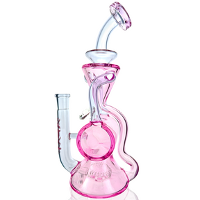10" AFM Glass Barrel Blaster Colored Glass Recycler Dab Rig