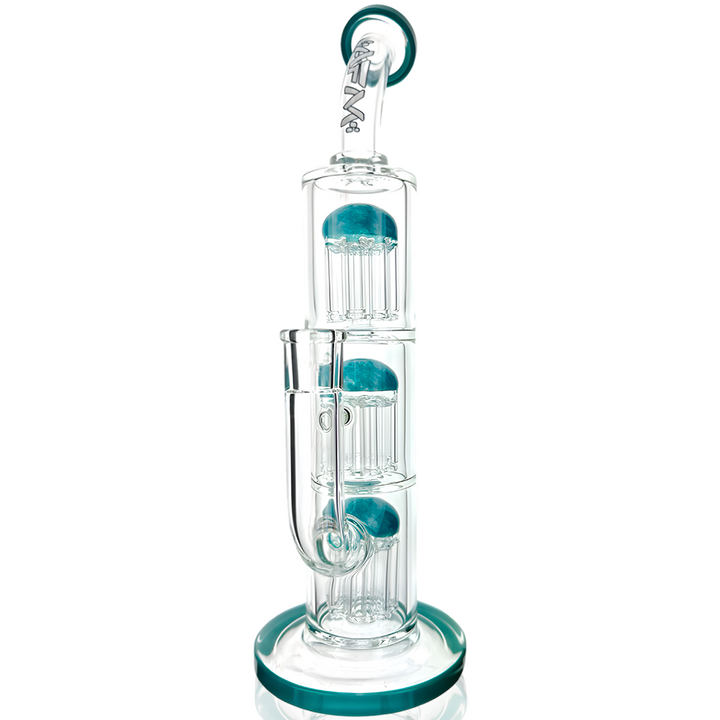 11.5" AFM Glass Triple Arm Perc Glass Dab Rig | AFM Smoke
