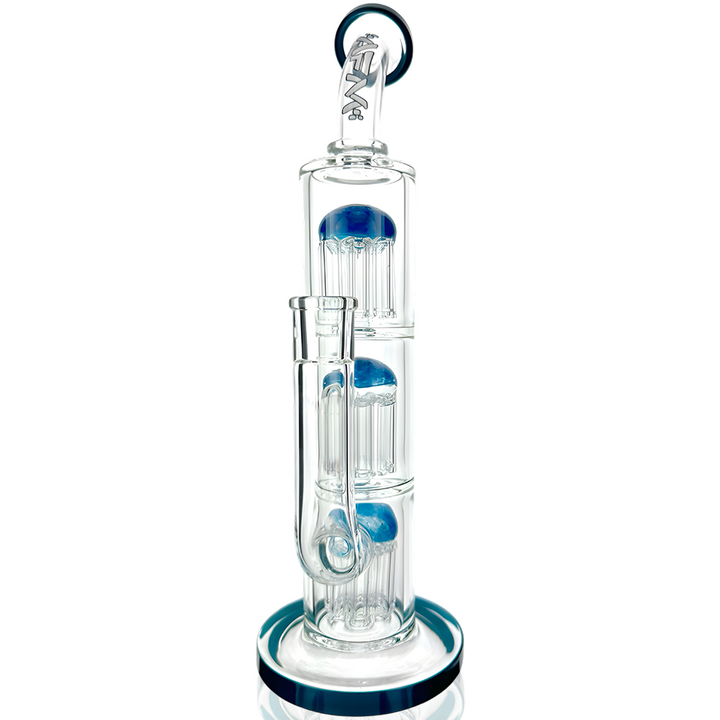 11.5" AFM Glass Triple Arm Perc Glass Dab Rig | AFM Smoke