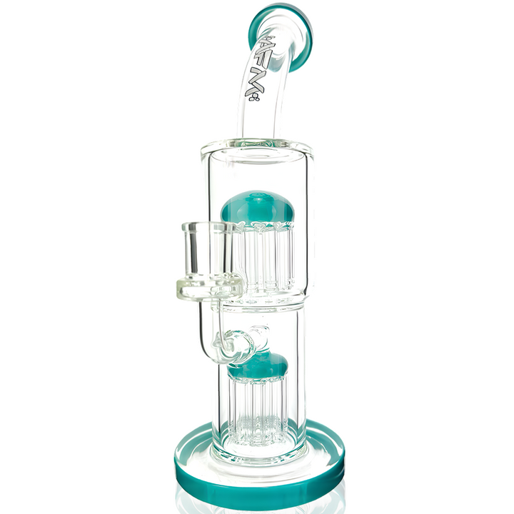 12" AFM Glass Double Arm Tree Perc Glass Rig | AFM Smoke