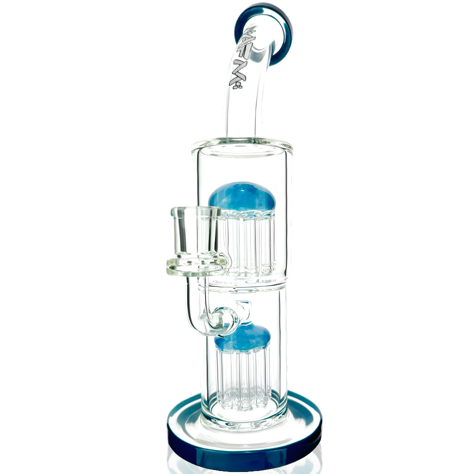 12" AFM Glass Double Arm Tree Perc Glass Rig | AFM Smoke