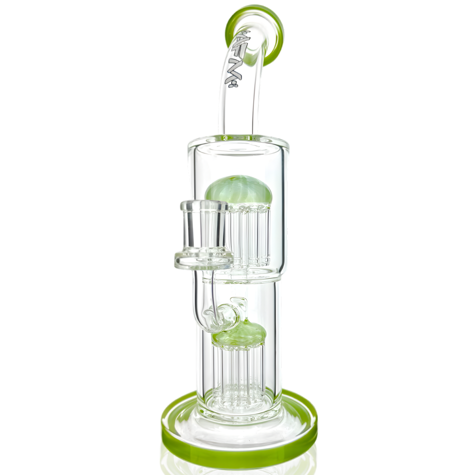 12" AFM Glass Double Arm Tree Perc Glass Rig | AFM Smoke