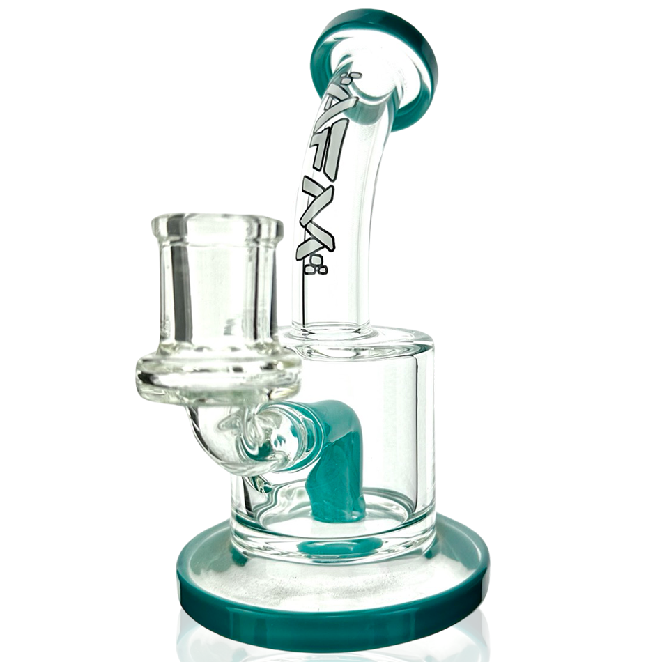 6.5-Inch AFM Killer Colored Glass Mini Dab Rig — Borosilicate Concentrate Rig