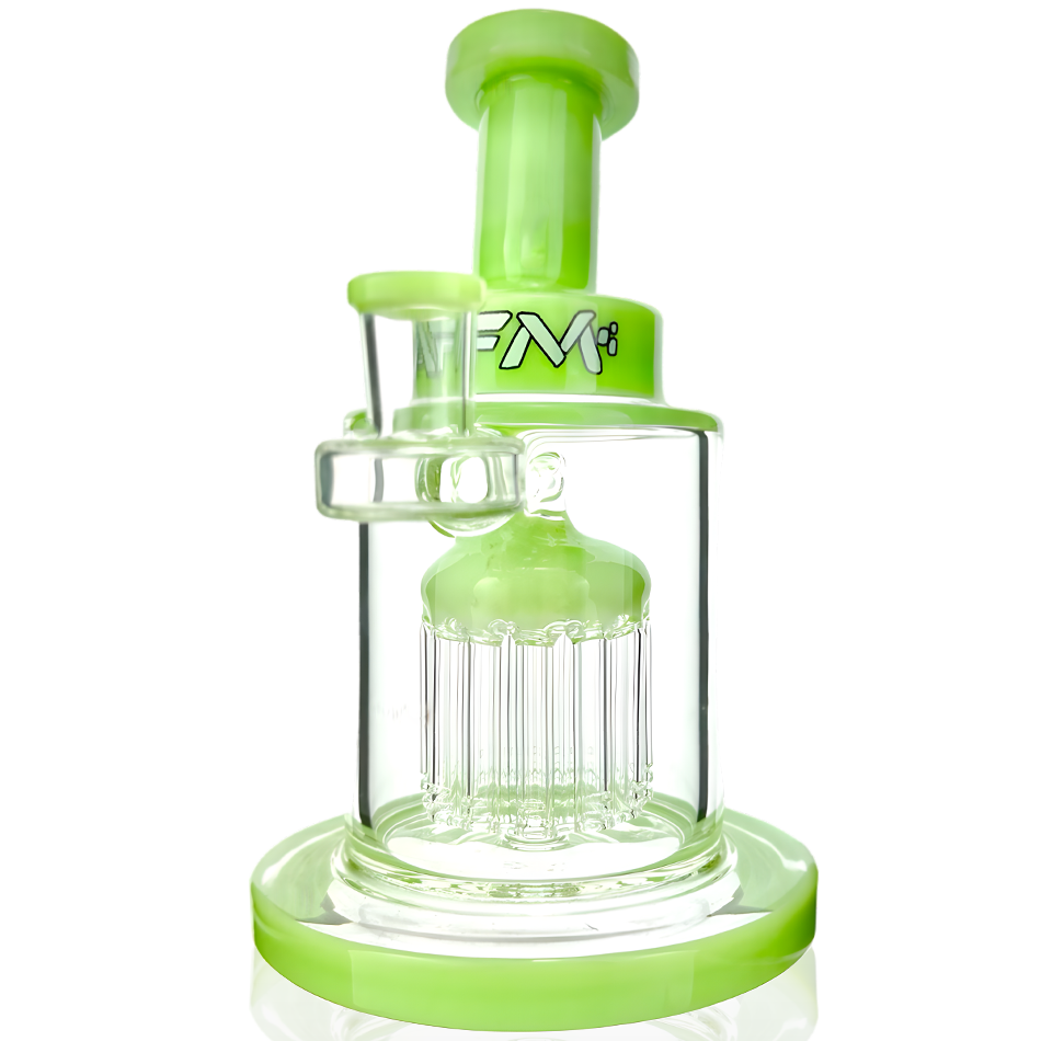 7" AFM Eight Arm Perc Tank Glass Dab Rig + Banger Boxed Set | AFM Smoke