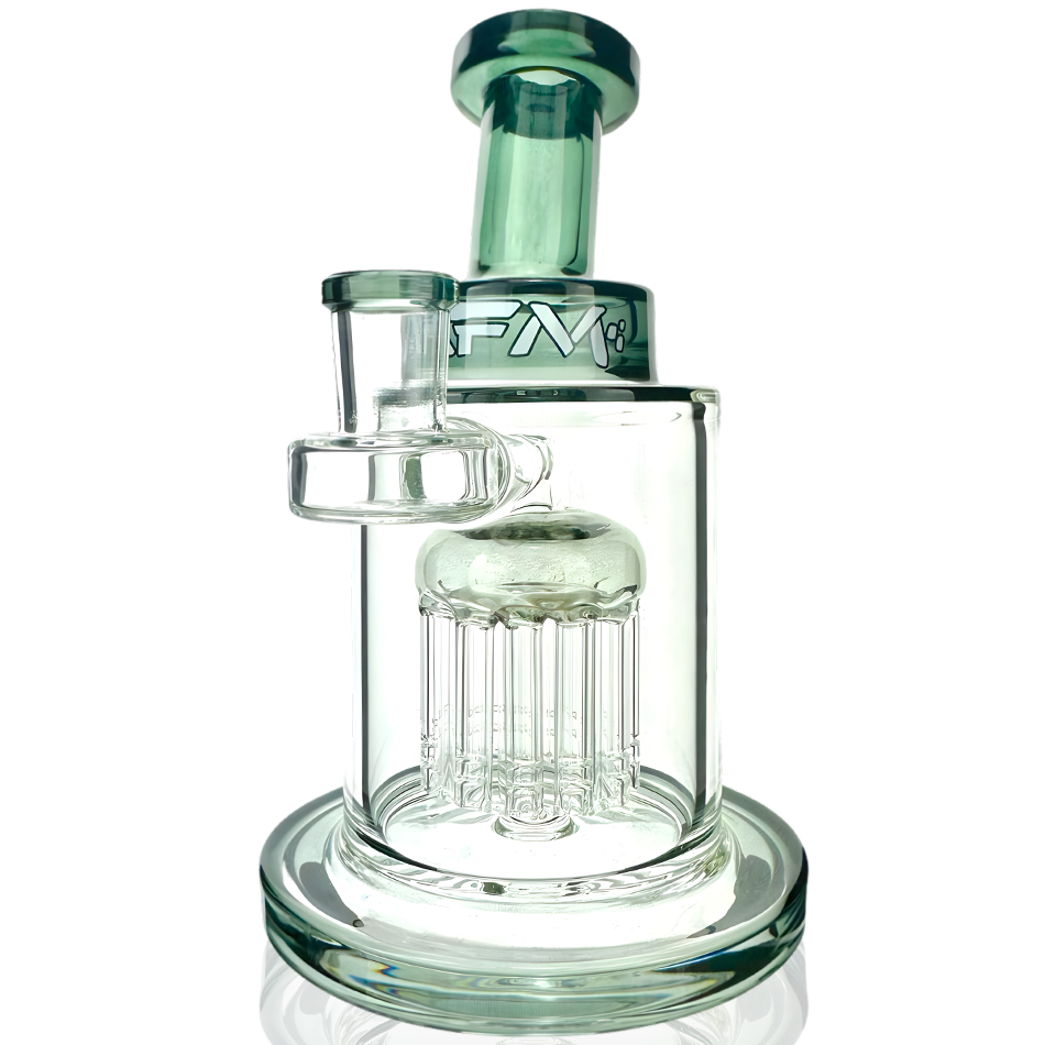 7" AFM Eight Arm Perc Tank Glass Dab Rig + Banger Boxed Set | AFM Smoke