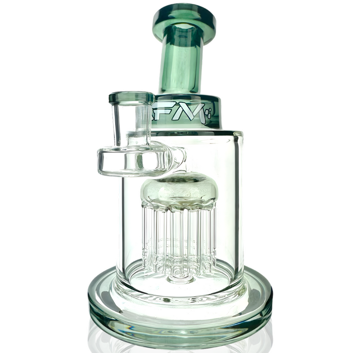 7" AFM Eight Arm Perc Tank Glass Dab Rig + Banger Boxed Set | AFM Smoke