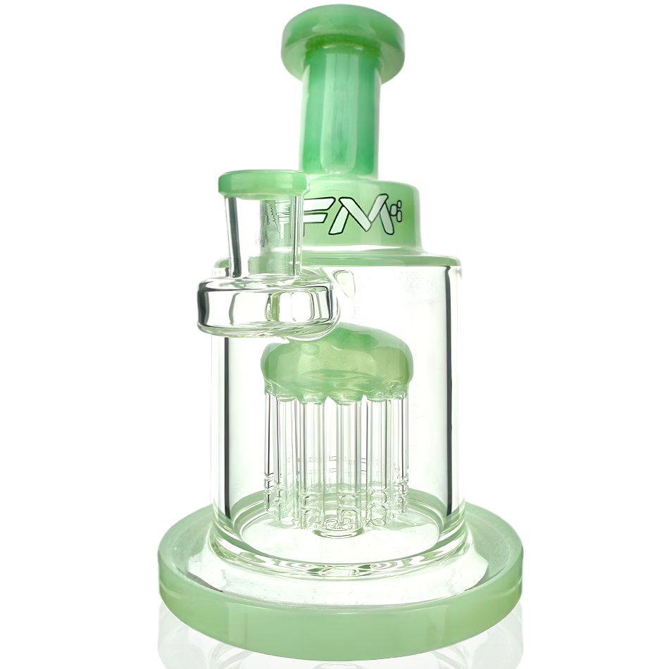 7" AFM Eight Arm Perc Tank Glass Dab Rig