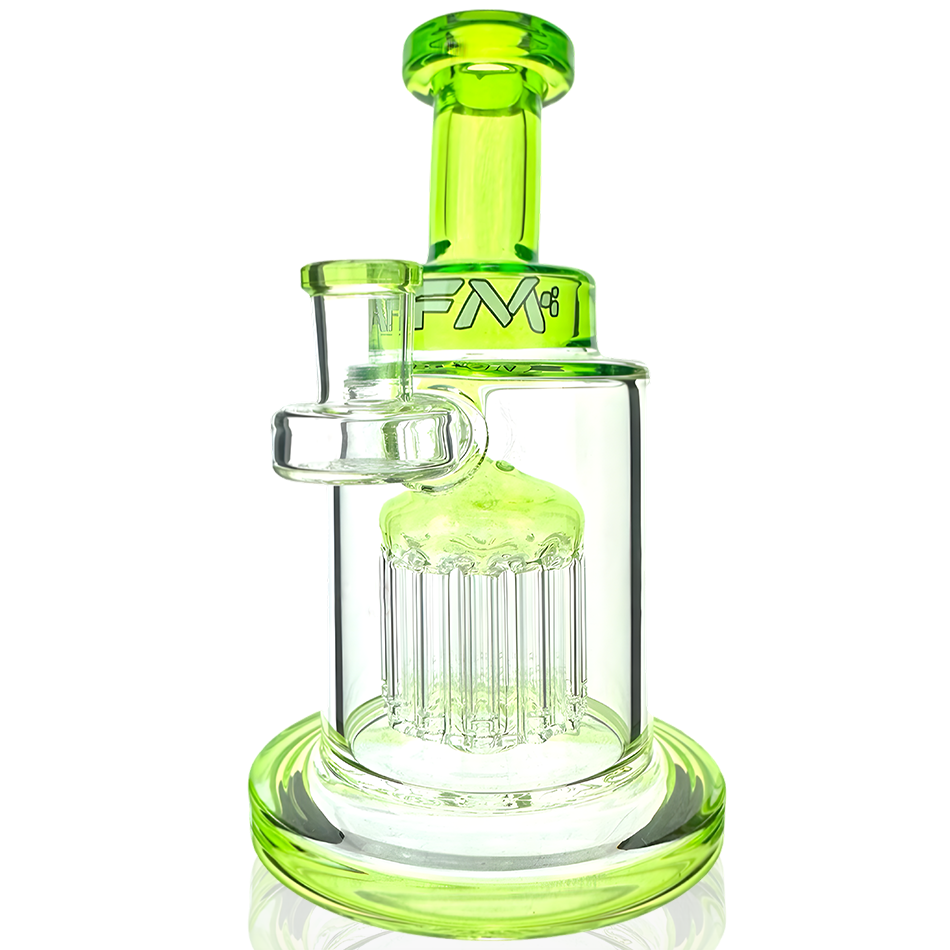 7" AFM Eight Arm Perc Tank Glass Dab Rig + Banger Boxed Set | AFM Smoke