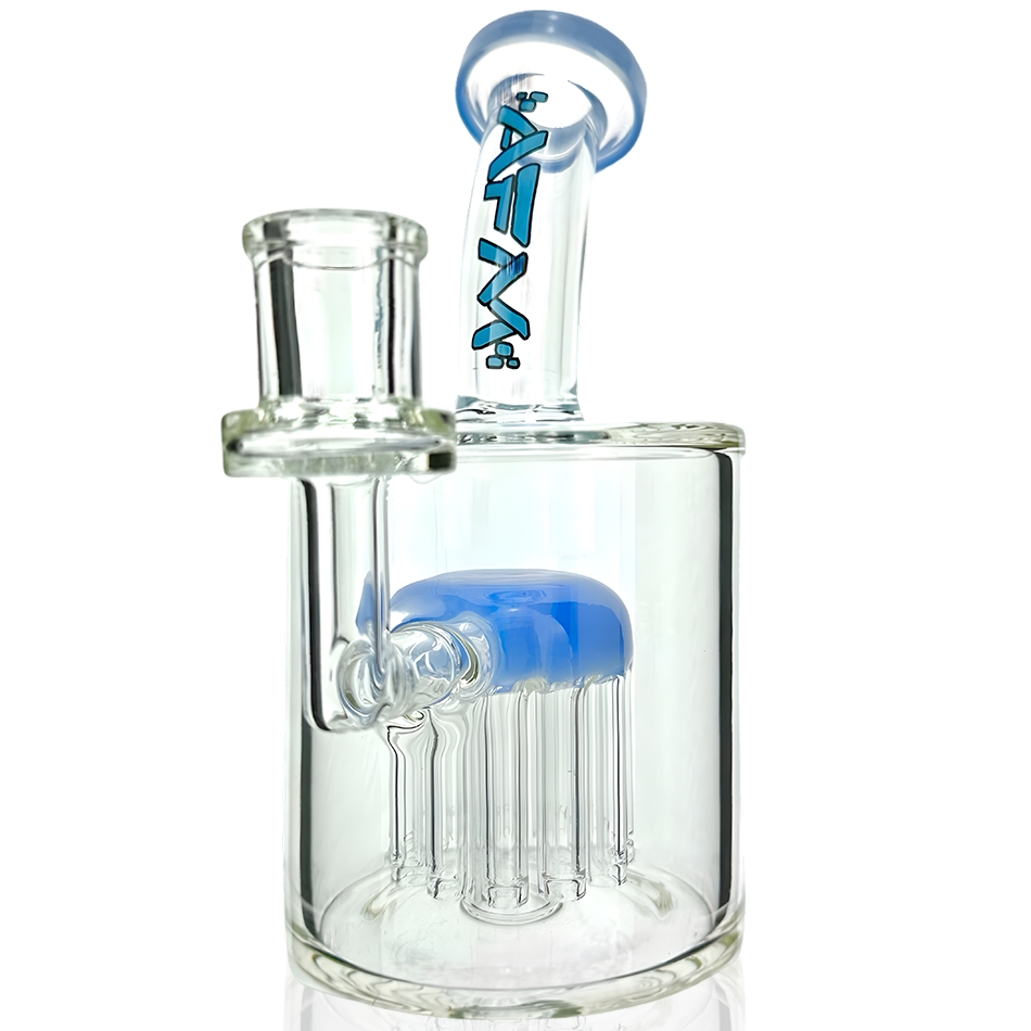 6" AFM 12 Arm Tree Perc Clear Glass Dab Rig