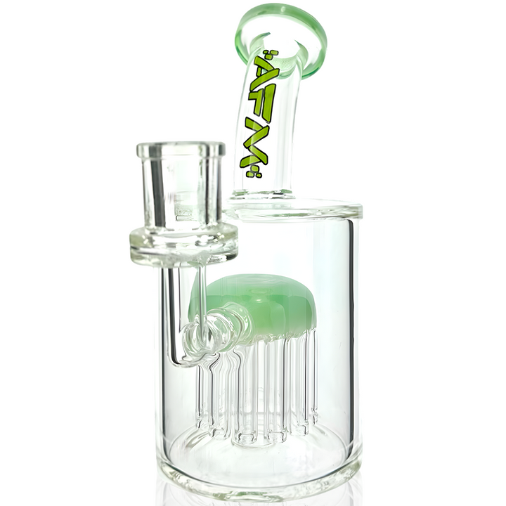 6" AFM 12 Arm Tree Perc Clear Glass Dab Rig