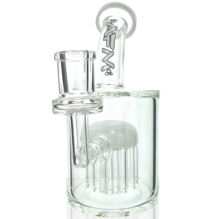 6" AFM 12 Arm Tree Perc Clear Glass Dab Rig