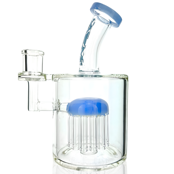 6" AFM 12 Arm Tree Perc Clear Glass Dab Rig