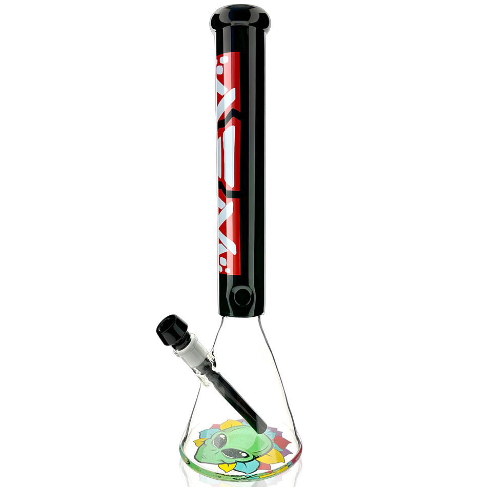 18" AFM Break In Matrix Glass Beaker Bong Bundle