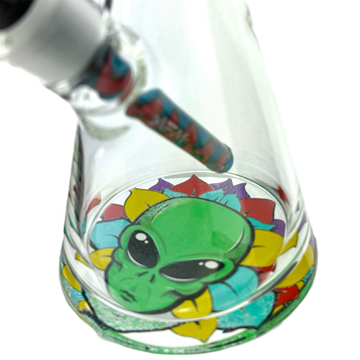 18" AFM Color Blast 9mm Beaker Bong Set