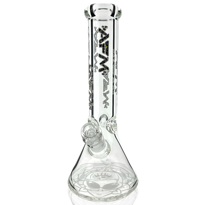 12" AFM Matrix Clear Glass Beaker Bong | AFM Smoke