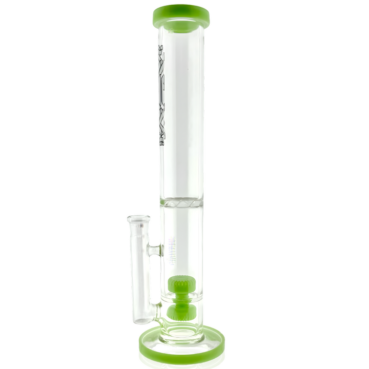 AFM 13″ Double Puck Straight Tube Bong | AFM Smoke
