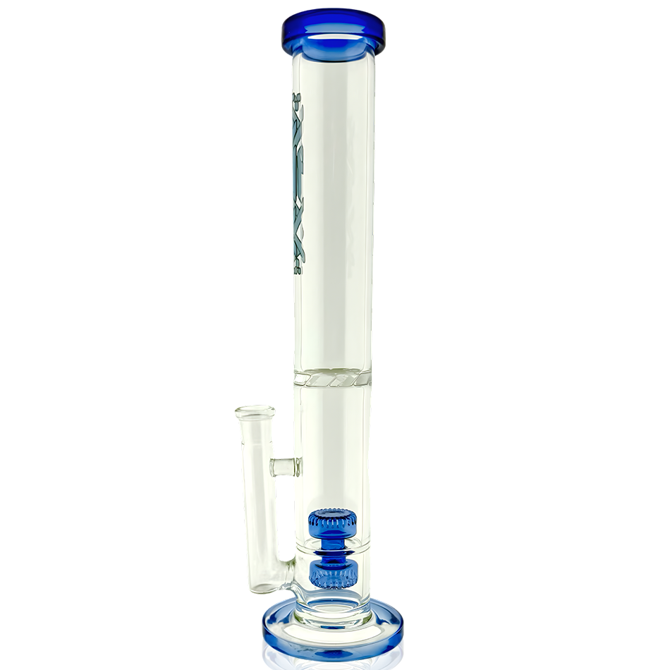 AFM 13″ Double Puck Straight Tube Bong | AFM Smoke