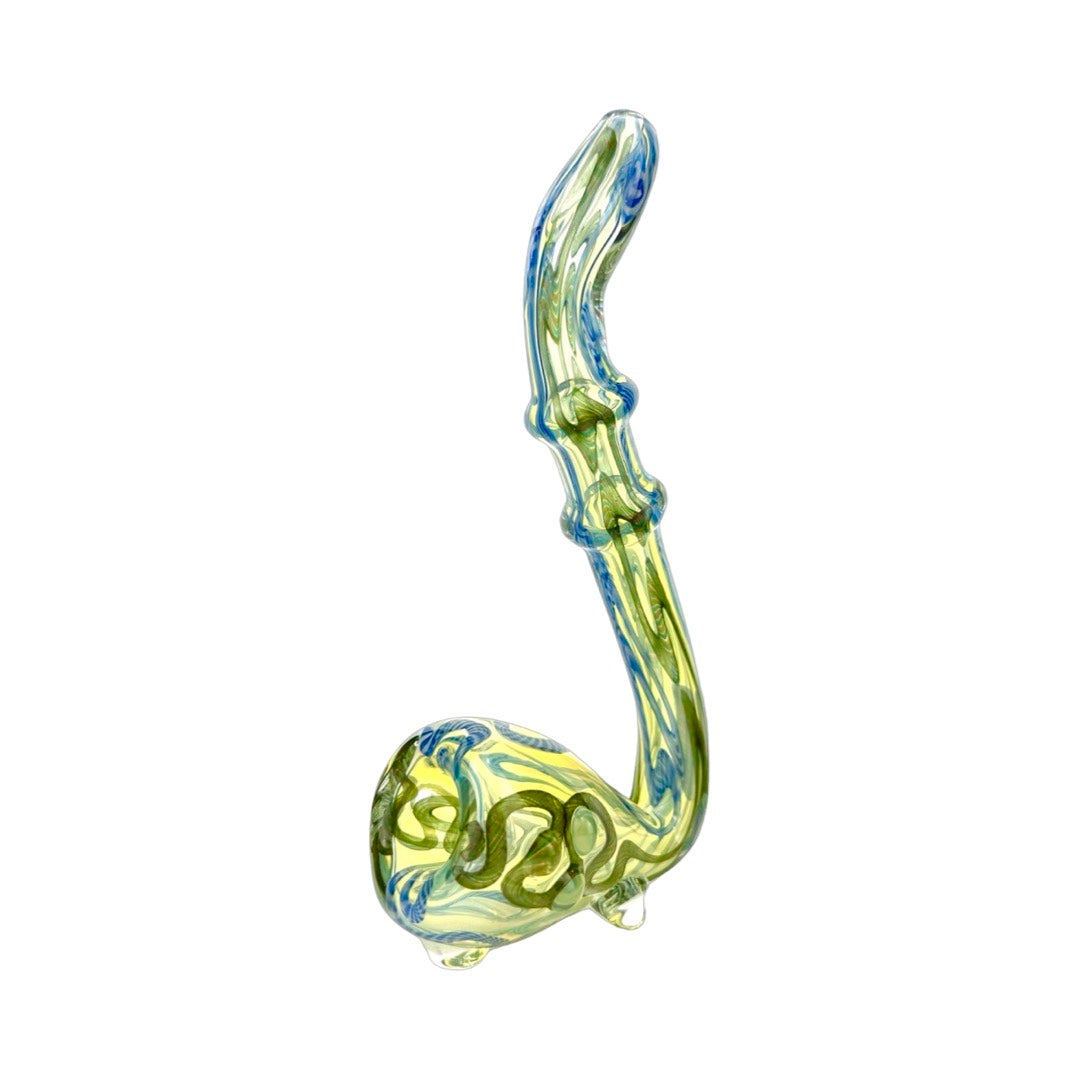 Amazing Fumed Color Glass Bubbler Pipe