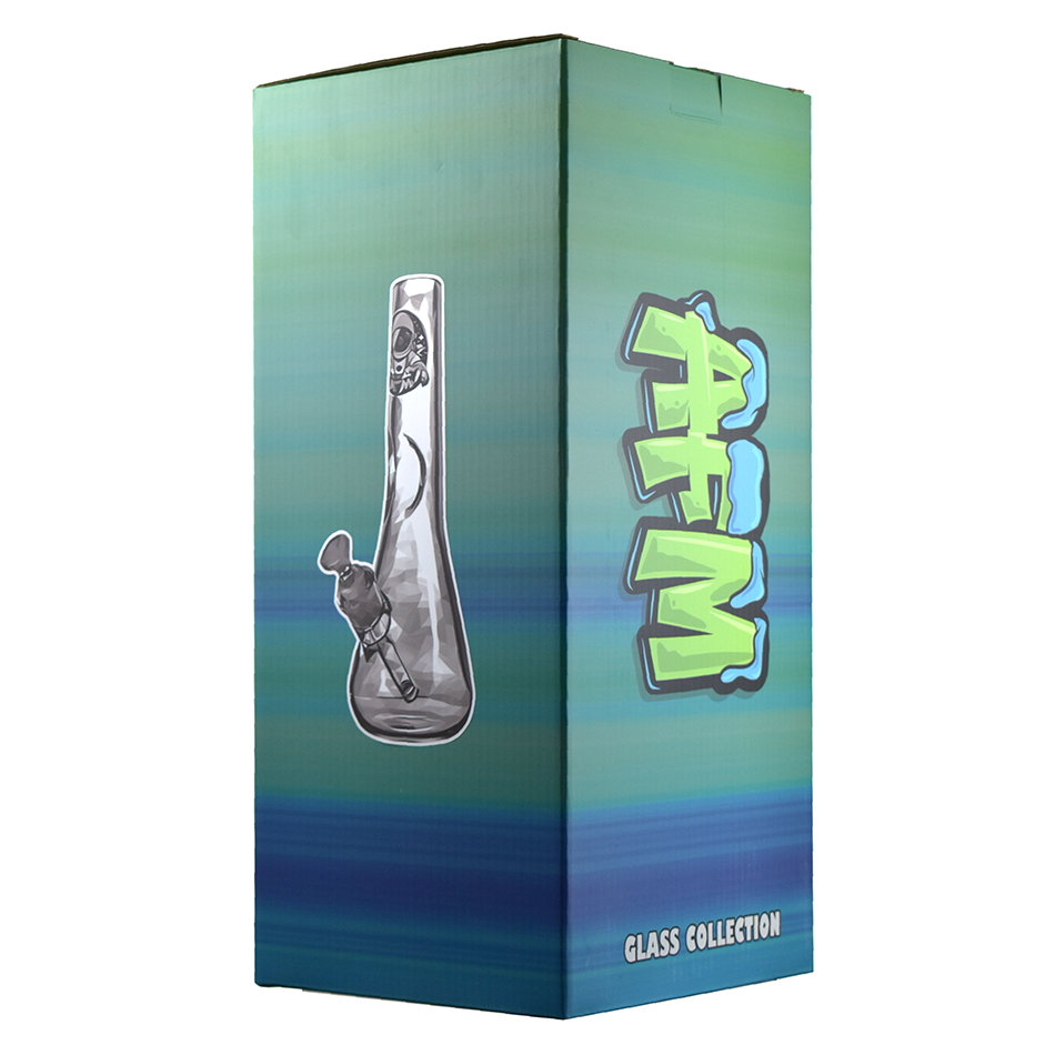 12" Spaceman Glass Beaker Bong Box Set