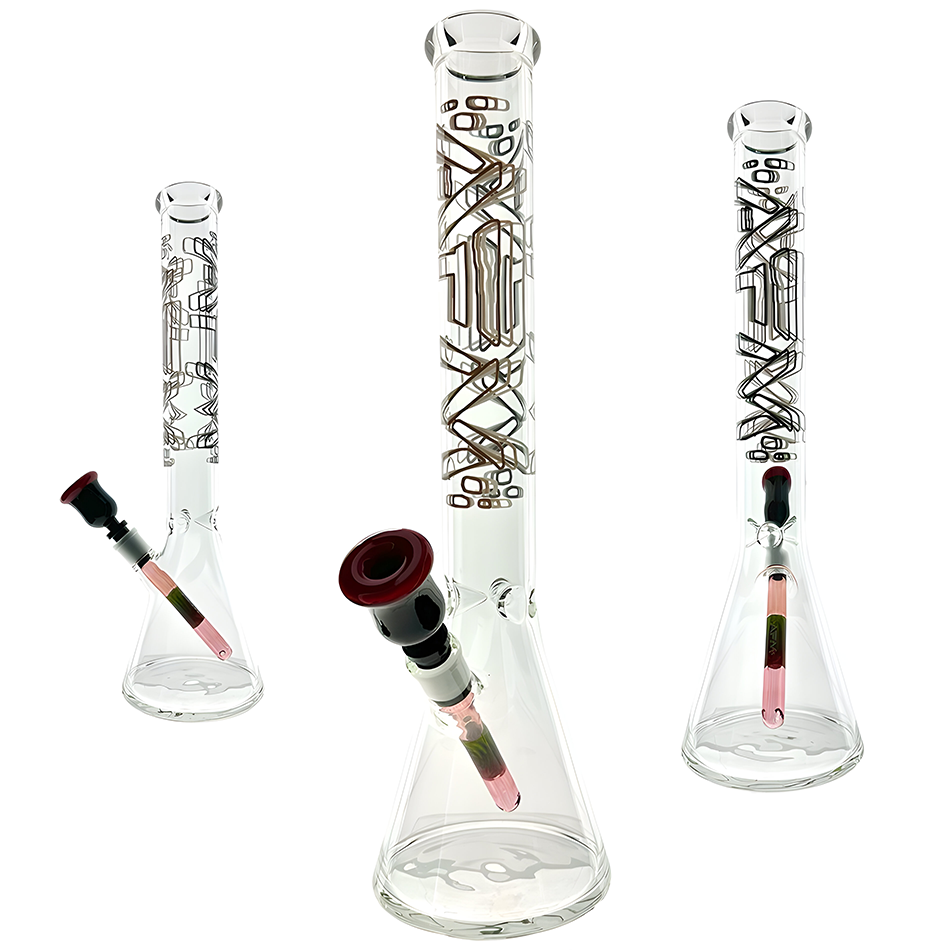 18" AFM Blurry Vision Glass Beaker Bundle Set