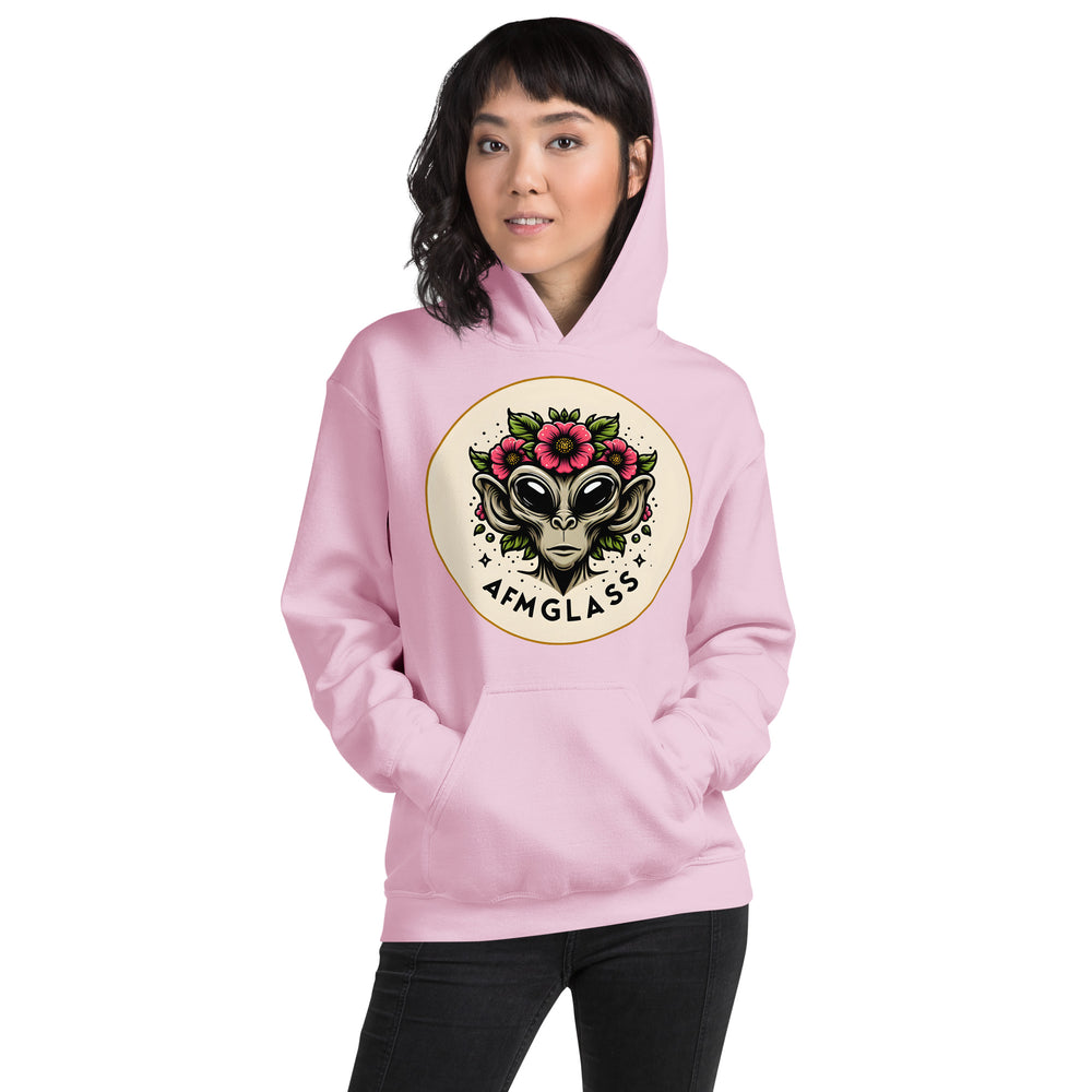 Alien Flower Monkey Unisex Hoodie | AFM Smoke