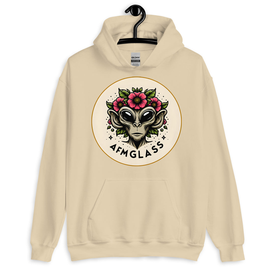Alien Flower Monkey Unisex Hoodie | AFM Smoke