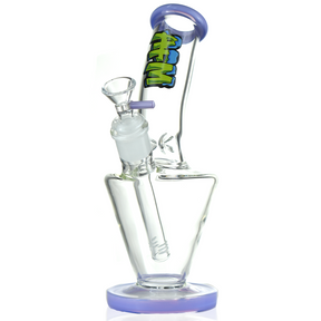 9" AFM Upside Down Glass Beaker Bong Set