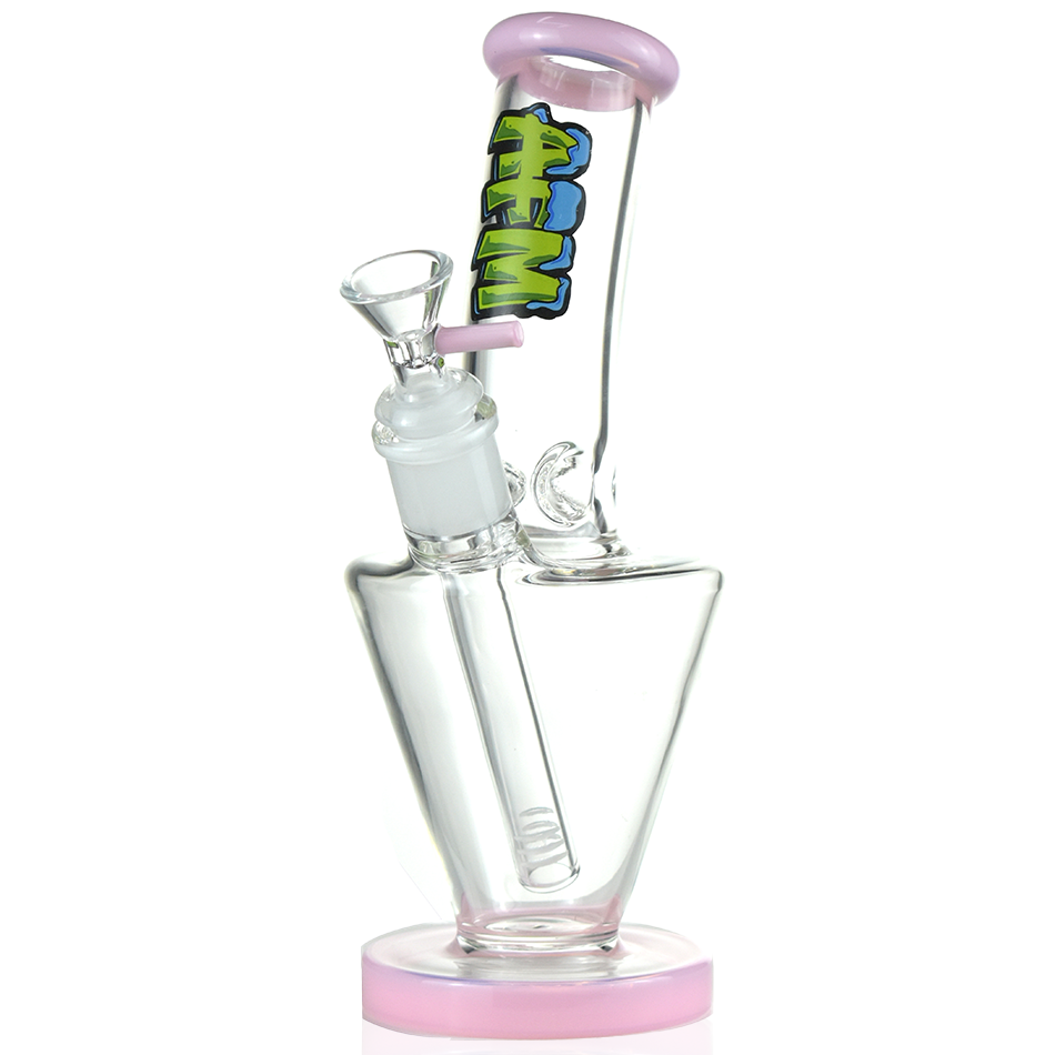 9" AFM Upside Down Glass Beaker Bong Set