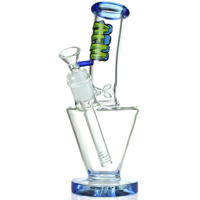 9" AFM Upside Down Glass Beaker Bong Set