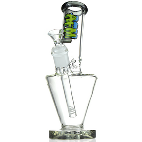 9" AFM Upside Down Glass Beaker Bong Set