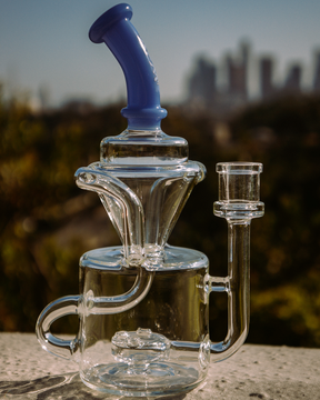 8" AFM Mighty Can Color Recycler Dab Rig