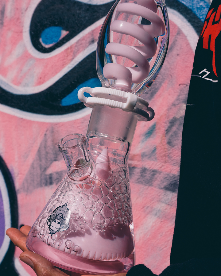 AFM 16″ Reversal UFO Pyramid Freezable Coil Bong
