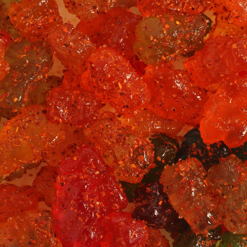 Chilli Bomba Spicy Gummy Bears Chamoy Candy - 8oz | AFM Smoke