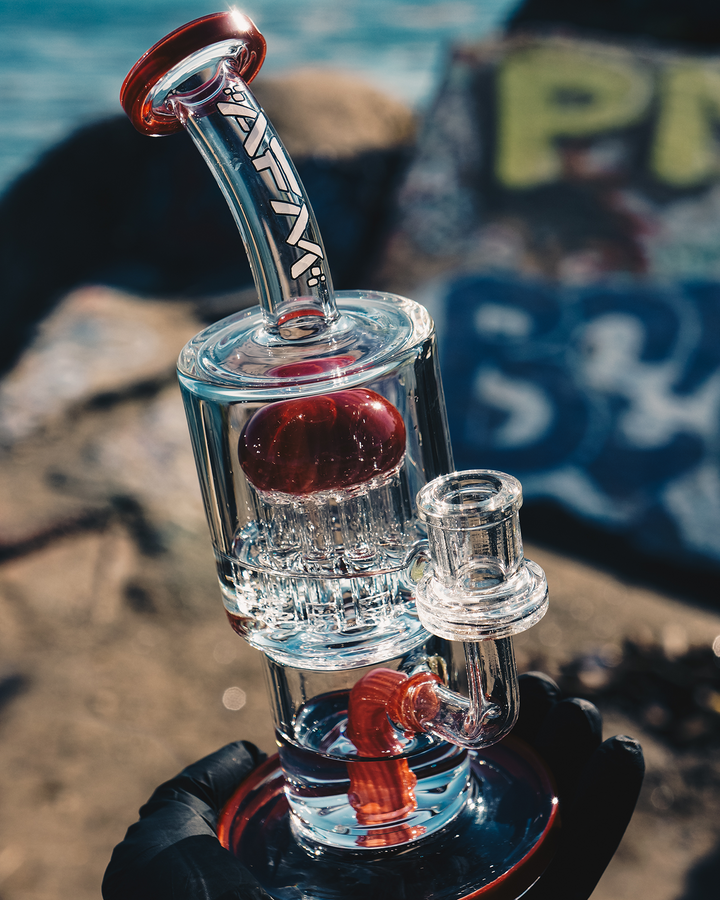 9" AFM Groovy Tree Arm Perc Dab Rig
