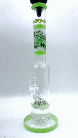 14″ AFM Reversal Arm Straight Tube Bong – 12Arm | AFM Smoke