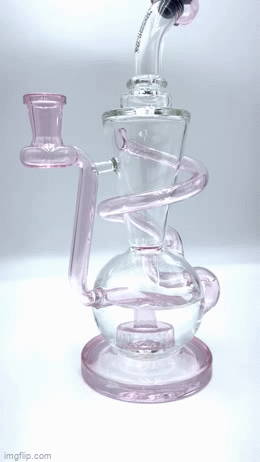 AFM 10.5″ Swirly Wiry Recycler Dab Rig