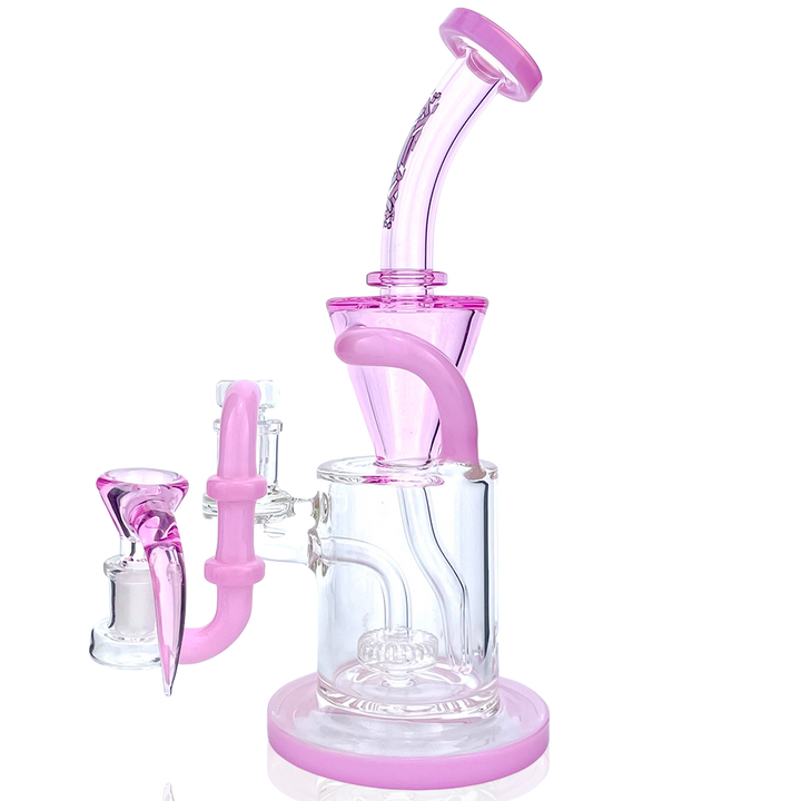 10" AFM Drain Incycler Glass Dab Rig Bundle | AFM Smoke
