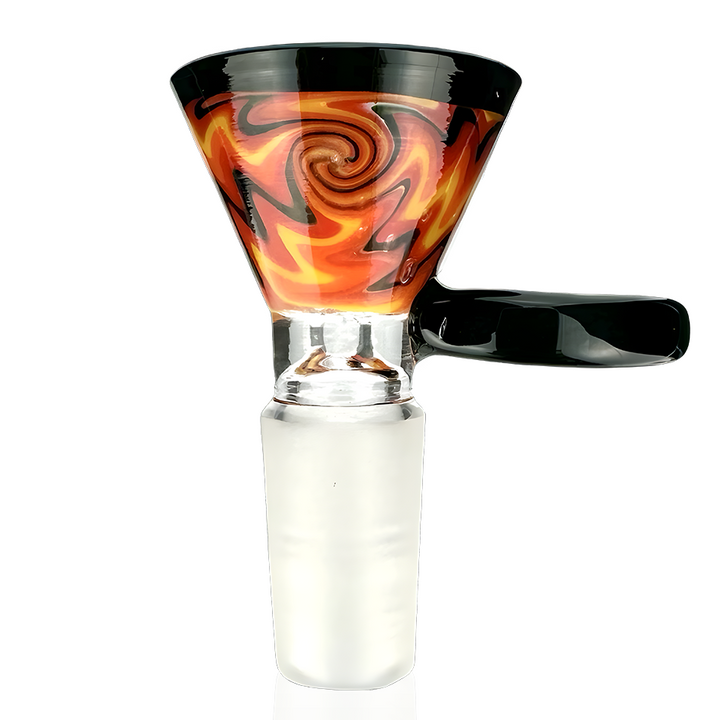 AFM Lucky Goat Rasta Vortex Glass Bowl