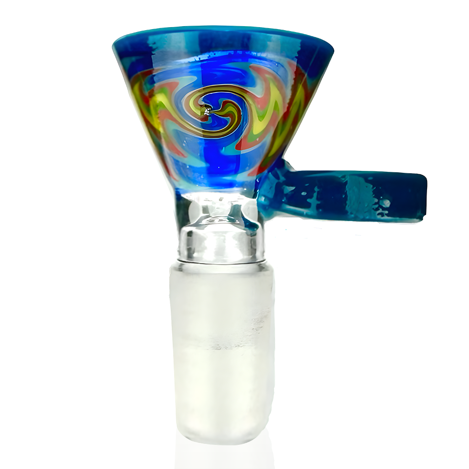 AFM Lucky Goat Rasta Vortex Glass Bowl