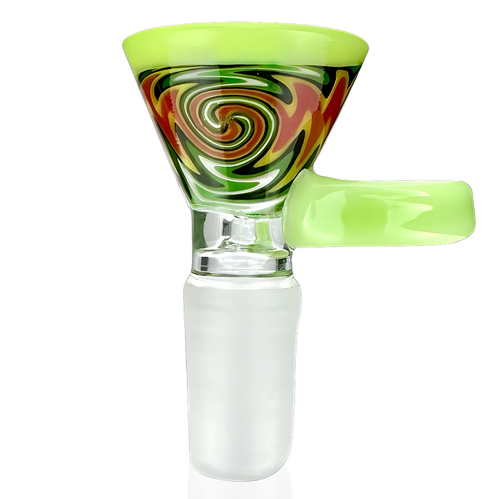 AFM Lucky Goat Rasta Vortex Glass Bowl