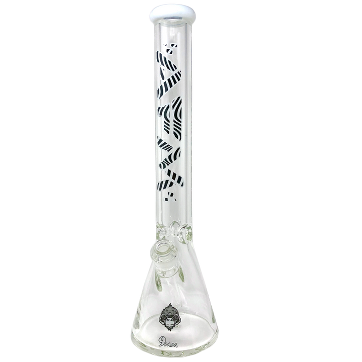 18" AFM Trippy 9mm Glass Beaker Bong