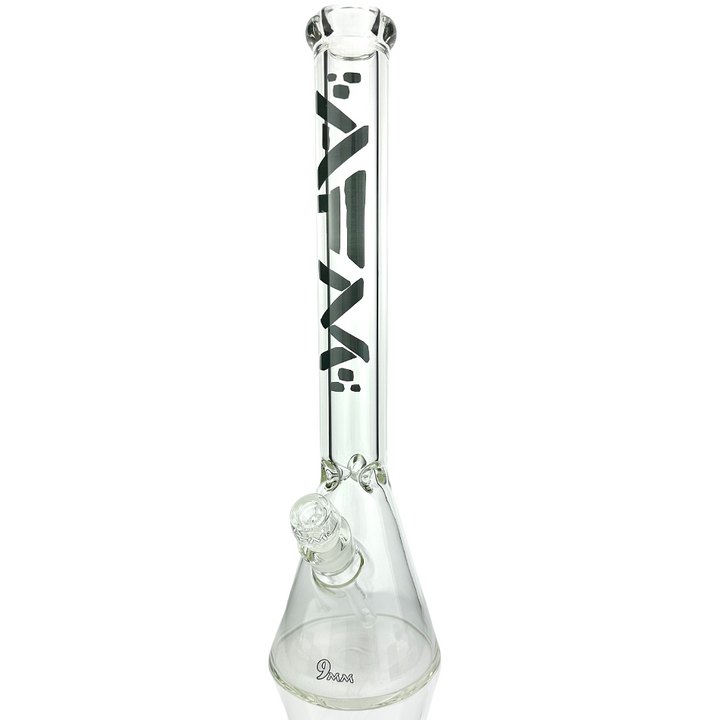 18" AFM Heavy Boi Clear Glass Beaker Bong