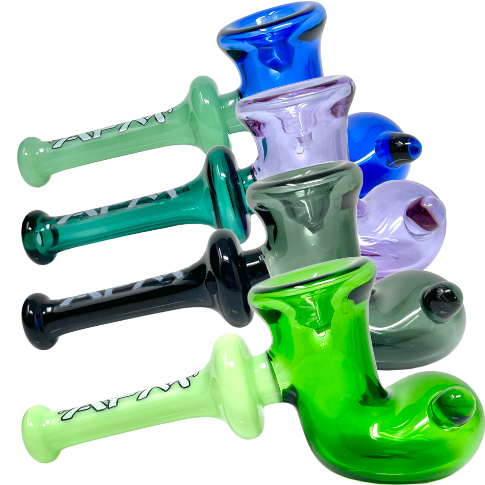 6" AFM Double Color Borosilicate Glass Boot Pipe | AFM Smoke