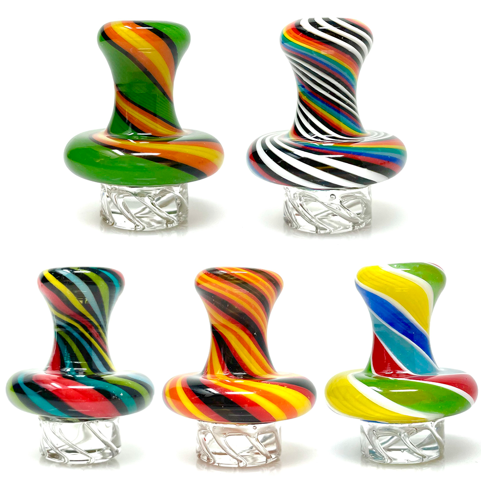 AFM Lolli Turbo Glass Spinner Carb Cap + 2 Pearls
