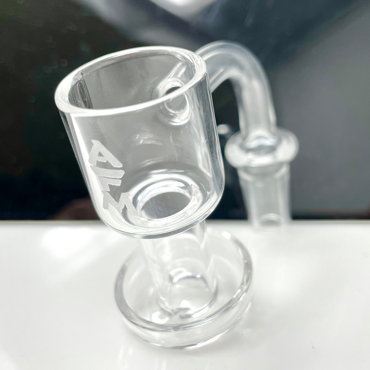 AFM 25 mm Quartz Terp Slurper Dab Nail Kit – 3 mm Thick with Marble Caps &amp; Terp Pill | AFM Smoke