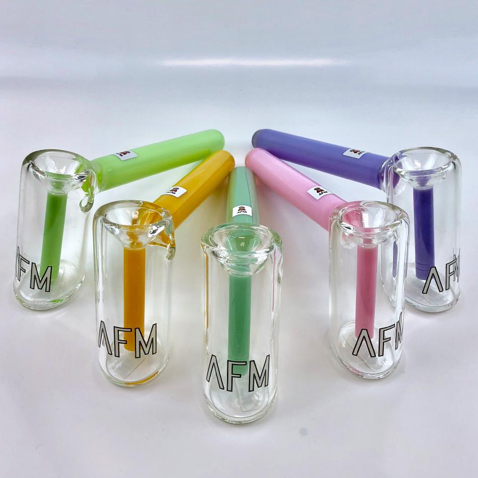8" Shooter Color Glass Bubbler