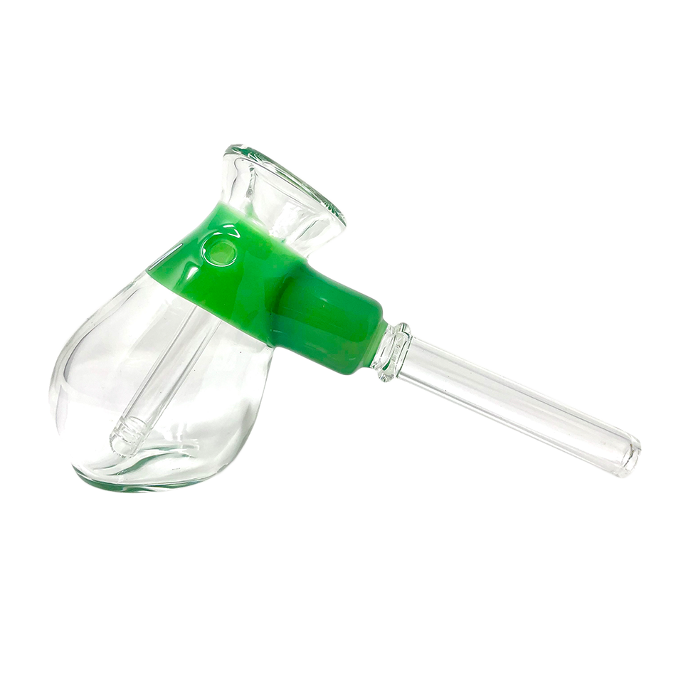 6" Fat Hammer Color Glass Bubbler
