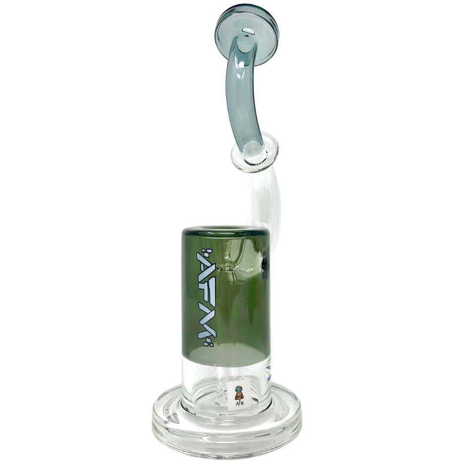9.5" AFM Microscope Colored Borosilicate Glass Bubbler | AFM Smoke