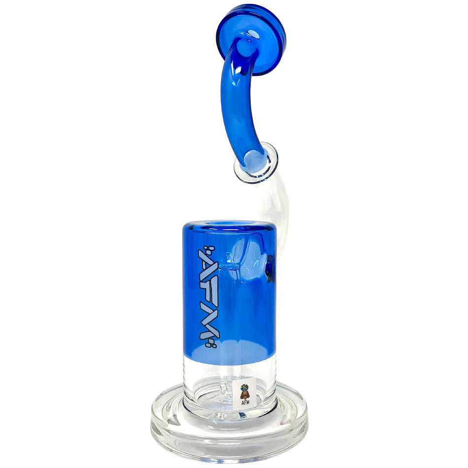 9.5" AFM Microscope Colored Borosilicate Glass Bubbler | AFM Smoke
